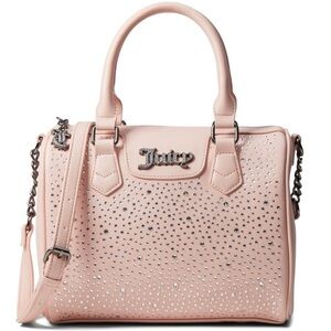 NWT Juicy Couture Dazzle Satchel Crossbody Bag Bling $99 New Gift 9.5” x 5” x 9”